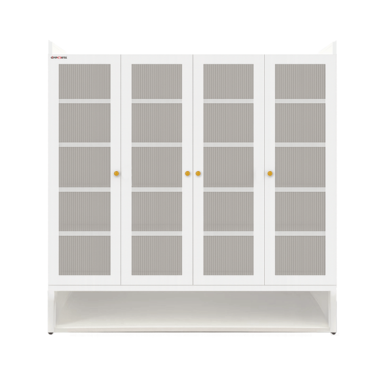 IMP Ivory Shoe Cabinet 4D White Update Name